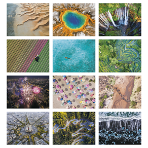 Good Value™ View from Above - Spiral Calendar