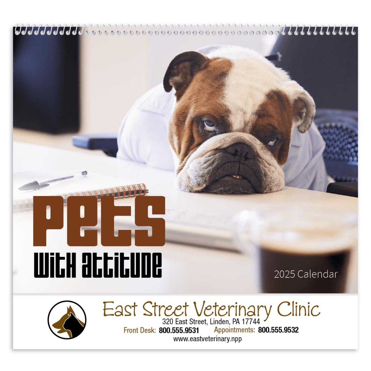 Good Value™ Pets with Attitude - Spiral Calendar