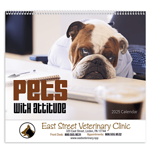 Good Value™ Pets with Attitude - Spiral Calendar