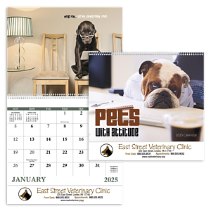 Good Value™ Pets with Attitude - Spiral Calendar