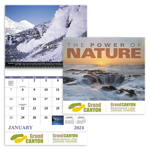 Good Value™ The Power of Nature - Spiral Calendar