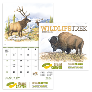Good Value™ Wildlife Trek - Stapled Calendar
