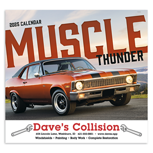 Good Value™ Muscle Thunder - Stapled Calendar