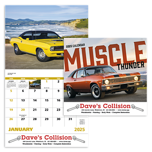 Good Value™ Muscle Thunder - Stapled Calendar