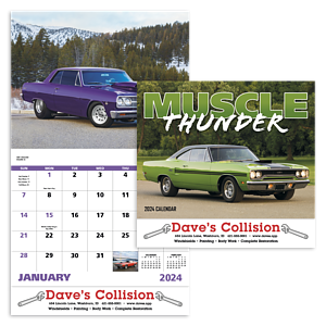 Good Value™ Muscle Thunder - Stapled Calendar
