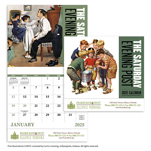Good Value™ The Saturday Evening Post - Stapled Calendar