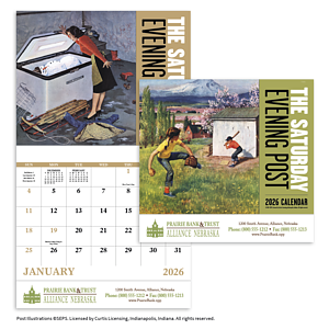 Good Value™ The Saturday Evening Post - Stapled Calendar