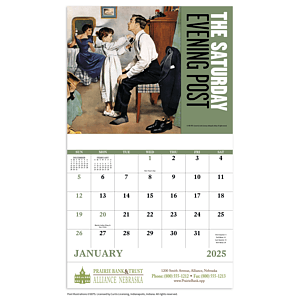 Good Value™ The Saturday Evening Post - Stapled Calendar