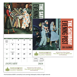 Good Value™ The Saturday Evening Post - Stapled Calendar