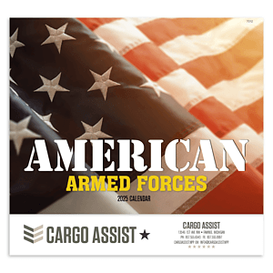 Good Value™ American Armed Forces - Stapled Calendar