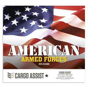 Good Value™ American Armed Forces - Stapled Calendar