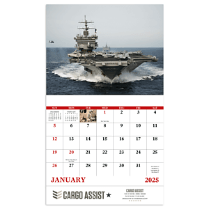 Good Value™ American Armed Forces - Stapled Calendar