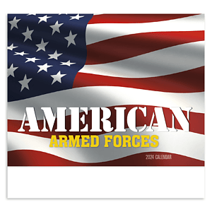 Good Value™ American Armed Forces - Stapled Calendar