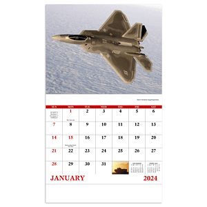 Good Value™ American Armed Forces - Stapled Calendar