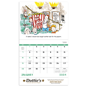 Good Value™ Laughing It Up - Stapled Calendar