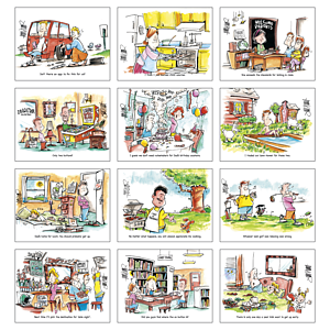 Good Value™ Laughing It Up - Stapled Calendar