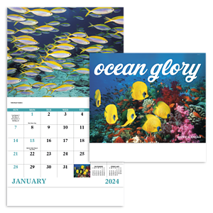 Good Value™ Ocean Glory - Stapled Calendar