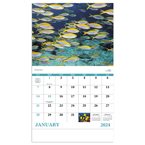 Good Value™ Ocean Glory - Stapled Calendar