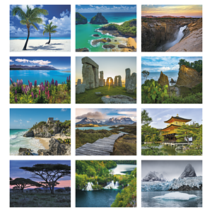 Good Value™ Glorious Getaways - Stapled Calendar