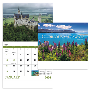 Good Value™ Glorious Getaways - Stapled Calendar