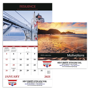 Good Value™ Motivations - Stapled Calendar
