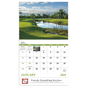 Good Value™ Fairways & Greens - Stapled Calendar