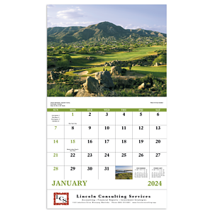 Good Value™ Fairways & Greens - Stapled Calendar