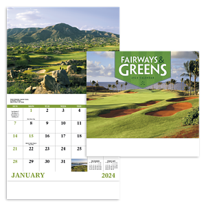 Good Value™ Fairways & Greens - Stapled Calendar