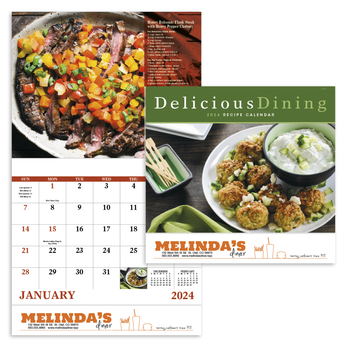 Good Value™ Delicious Dining - Stapled Calendar
