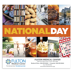Good Value™ National Day - Stapled Calendar