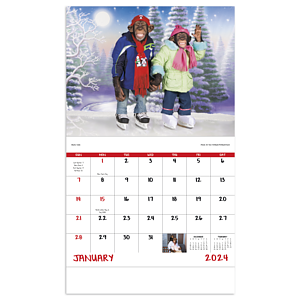 Good Value™ Monkey Mischief - Stapled Calendar