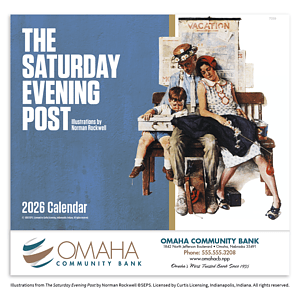 Good Value™  The Saturday Evening Post Illustrations by Norman Rockwell – Stapled Calendar