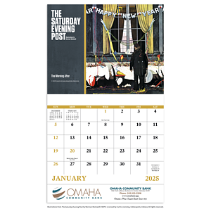 Good Value™  The Saturday Evening Post Illustrations by Norman Rockwell – Stapled Calendar