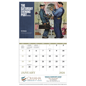 Good Value™  The Saturday Evening Post Illustrations by Norman Rockwell – Stapled Calendar