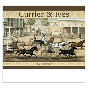 Good Value™ Currier & Ives - Stapled Calendar