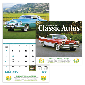 Good Value™ Classic Autos - Stapled Calendar