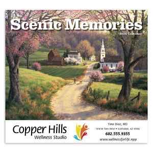 Good Value™ Scenic Memories - Stapled Calendar