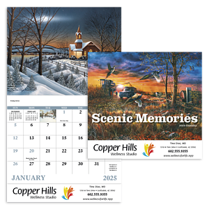Good Value™ Scenic Memories - Stapled Calendar