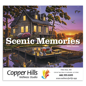 Good Value™ Scenic Memories - Stapled Calendar