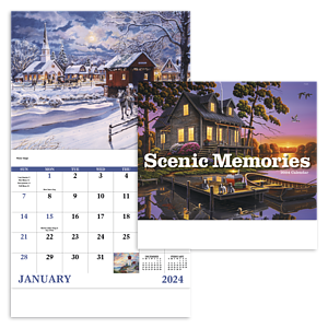 Good Value™ Scenic Memories - Stapled Calendar