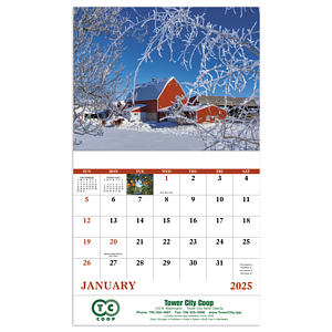Good Value™ Agriculture - Stapled Calendar