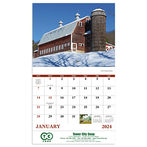 Good Value™ Agriculture - Stapled Calendar