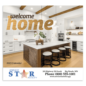 Good Value™ Welcome Home - Stapled Calendar
