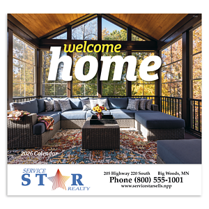 Good Value™ Welcome Home - Stapled Calendar