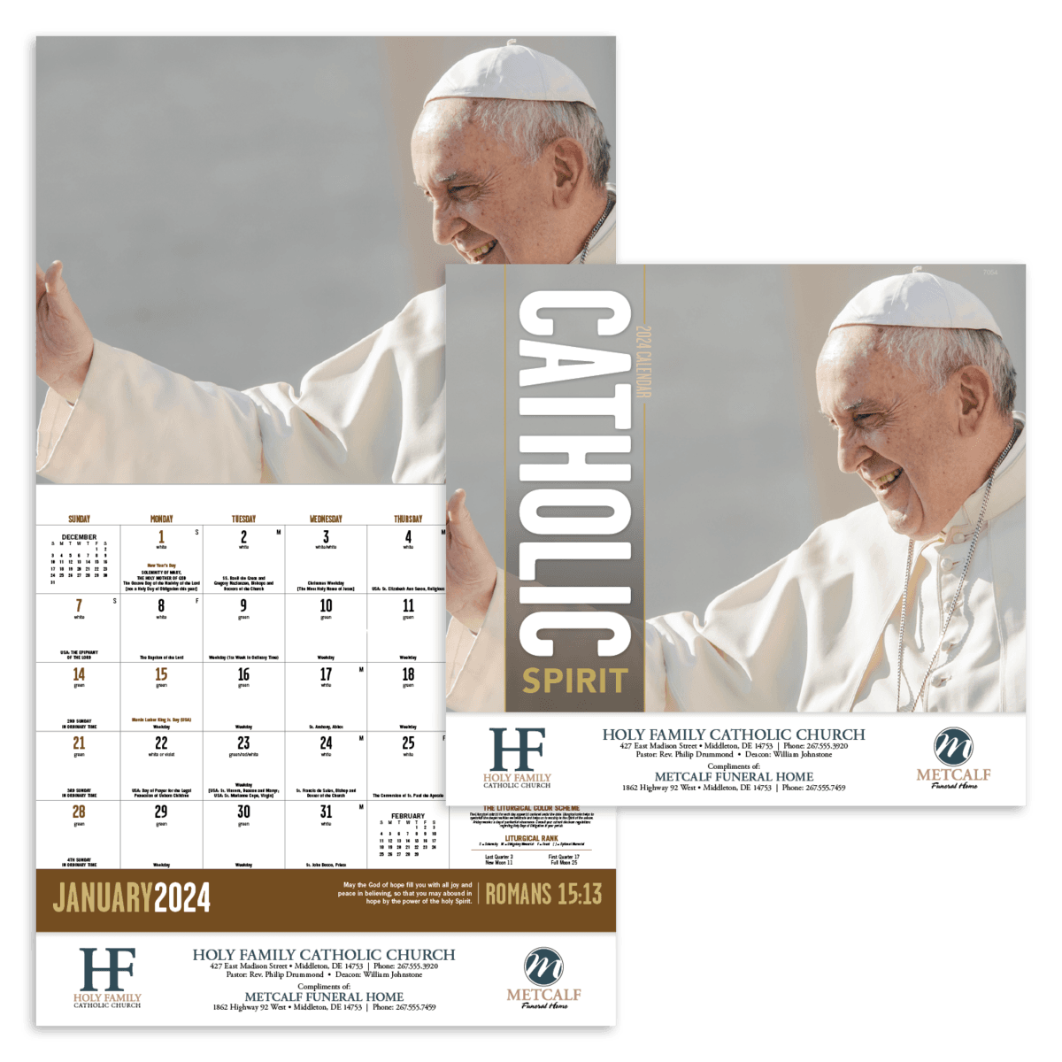 Good Value™ Catholic Spirit - Stapled Calendar