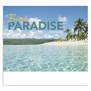 Good Value™ Beach Paradise - Stapled Calendar