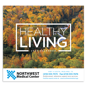 Good Value™ Healthy Living - Stapled Calendar