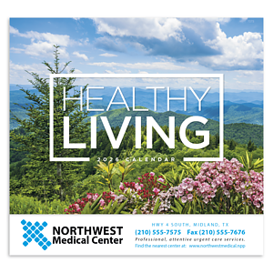 Good Value™ Healthy Living - Stapled Calendar