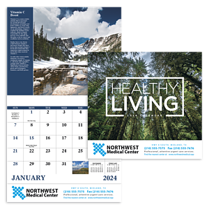 Good Value™ Healthy Living - Stapled Calendar