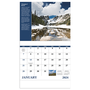 Good Value™ Healthy Living - Stapled Calendar